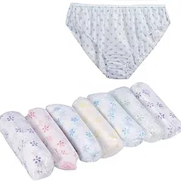 nyamah sales Women's Disposable Panties for After delivery, Periods, Travelling, Postpartum Ideal for Travelling, Spa, Body Massage, Surgeries, Maternity Polypropylene Panties - White.-picture-28