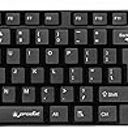 ProDot ProSeries 247s USB Wired Keyboard I Plug & Play Technology I 104 Keys I 10M Key Life I 1.2m Cable I Rupee Key I Spill Resistant Design I Compatible with Windows, iOS, Linux I 1 Year Warranty image 1