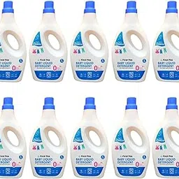 FirstPea Baby Liquid Detergent 1L Gentle Plant-Based & Hypoallergenic Laundry Wash | Safe for Newborns Soft on Skin Tough on Stains (10)-picture-17