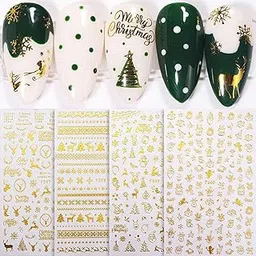 Enakshi® 3xReindeer Snowflake Nail Stickers Christmas Decals Mixed|Health & Beauty | Nail Care, Manicure & Pedicure | Nail Art Accessories-picture-56