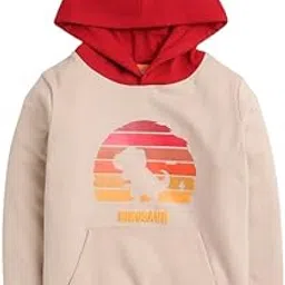 BUMZEE Beige Boys Full Sleeves Cotton Hooded Sweatshirt (Peb9774)-picture-12