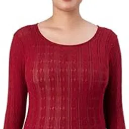 shilpa | Women’s Cable-Knit Pullover | Cotton Blend | Slim Fit | Round Neck | Everyday Wear-picture-56