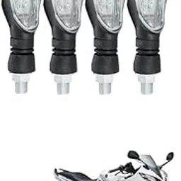LOVMOTO Universal 3 Led 12V 4PCS Motorcycle Turn Signals Front Rear LED Turn Signal Light Turn Signal Motorcycle Blinkers Indicators Daytime Running Light Comfortable With Yz-f R-15-picture-31