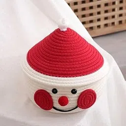 generic Storage Gift Basket,Packing, Round case for Closet, Wedding Packaging Organizer Box Jute Basket Handwoven Eco-Friendly Foldable Storage Basket Bins Organizer with lid (5x7) inch-picture-23