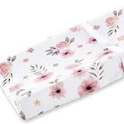 Tyke Bliss Pink Changing Pad Cover for Girls ââ‚¬â€œ Stretchy Floral Changing Pad Covers Made with 100% Combed Cotton Jersey Knit, Super Soft, Diaper Changing Pad Cover for Baby Change Table Pads-image-49