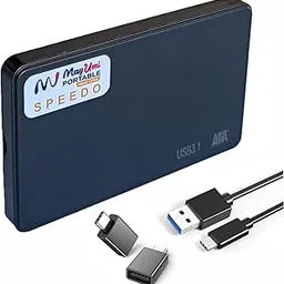 MAYUMI 2 in 1 Hi Speed Portable Hard Drive, Type-C and USB 3.1, Use it with PC and Mobile, Ultra Slim HDD, 1 Yr Warranty (SPACIO Speed, 500 GB)-picture-49