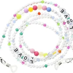 shopora Eye Glasses Chain Acrylic Sunglass Strap For Anniversary Travel Party | Vision Care | Eyeglass Straps & Cords-picture-11