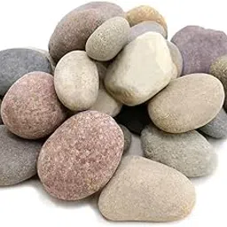 Foodie Puppies River Rocks Natural Multicolour Stones - (Monster Stone) for Painting, Aquarium/Fish Tank, DIY, Arts, Crafts, Home Decoration, Garden, and Swimming Pool (Small - 2Kg)-image-1