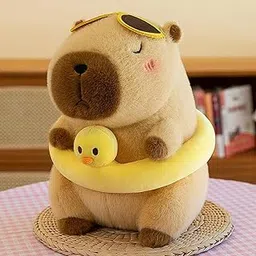 bnf Soft Plush Capybara Toy Simulation Car Decorative Soft Stuffed Toy for Girls Brown 23cm Baby | Toys for Baby | Plush Baby Toys-picture-32