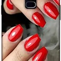 Printed Mobile Back Hard Case Cover for OnePlus 6 | Red Nails, Nail Paint, Makeup, Girly -2314-picture-28