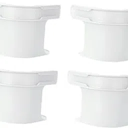 THE STYLE SUTRA 4 Pieces Bed Sheet Holders Easy Installation Keep Firm and Tight with Strips White-image-2