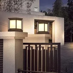 LEGEEN Polyvinyl Chloride Waterproof Gate Light Gate Lamp For-Boundary/Post,Pillar/Home Gate/Gardren/Pole/Pathway/Entrences/Outdoor Decore Lighting (2)-image-95