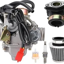WHFZN Carburetor For TrailMaster 150 XRS YJ125 XRS SRU170RS Pitsterpro Double X 150 Carb Go-Karts-picture-13
