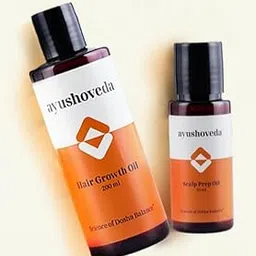 ayushoveda Hair Oil Kit | Dosha Balancing + Nourishing Herbs | Kerala Ayurveda Routine to Reduce Hair Fall, Improve Hair Growth, Volume | Bhringraj, Amla, Brahmi in Cold-Pressed Coconut Oil-picture-28