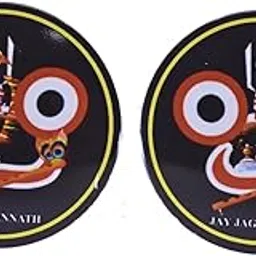 RealCraft; INSPIRING LIFES Metal Jagannath Fridge Magnet Set | Devotional Art from Odisha(Pack of 2)-picture-10