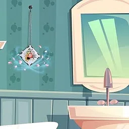 VPLLEX Air Freshener For Toilet Bathroom Washroom Deodorizer Scent 5 ml. Essential Oil Diffuser Eliminates Odor Air Purifying Aroma Box Hanging Automatic Smell Remover (Strawberry Fragrance, 2 pcs)-picture-10