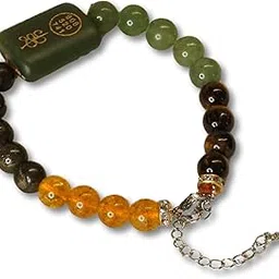japam Money Magnet Fusion Bracelet with Zibu Stone - Pyrite, Tiger Eye, Citrine & Aventurine Beads-picture-22