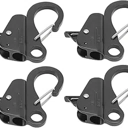 Oumefar Spring Snap Attach Rope Hook, Spring Hook Sturdy Fine Casting 4PCS 316 Stainless Steel for Trailers-picture-27