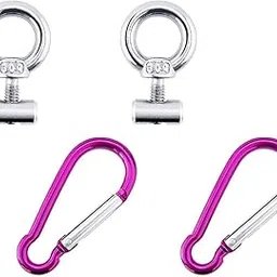 MERISHOPP M4 Lifting Eye Nuts Track Mount Carabiners Clips for Awning Rail RV-image-4