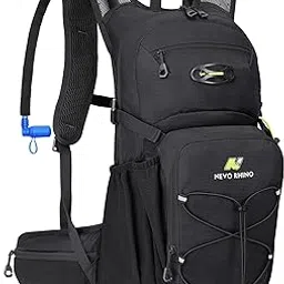 N NEVO RHINO Hydration Backpack, 18L Multipurpose Hiking Backpack with 3L Water Bladder, Water Backpack Insulated Hydration Pack Ideal for Hiking and Cycling-picture-34
