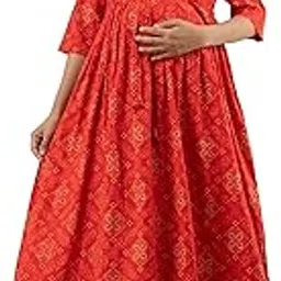 henal Women's Maternity Dress Pregnancy Casual Long Sleeve Dual Zipped for Feeding Nursing Maternity Comfort Dress Set-picture-38