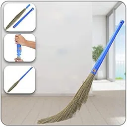 Nextone Soft Plastic bristles Floor Cleaner Broom Stick (45 Inches) Plastic bristles jhadu-picture-16
