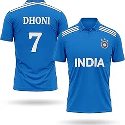 95miles garments Dhoni Jersey 7 Number National Team Cricket Jerseys Team Men's Old Home-picture-37