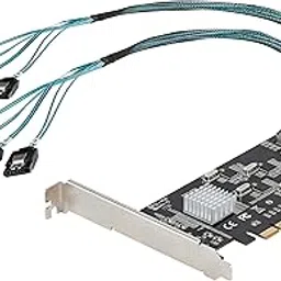 StarTech.com 8 Port SATA PCIe Card - PCI Express 6Gbps SATA Expansion Adapter Card with 4 Host Controllers - SATA PCIe Controller Card - PCI-e x4 Gen 2 to SATA III - SATA HDD/SSD (8P6G-PCIE-SATA-CARD)-picture-34