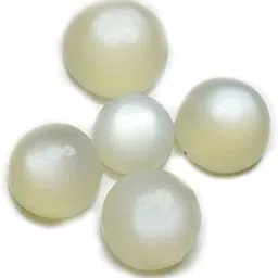 55carat Natural White Moonstone at Wholesale Lot (Rs 45/carat) Fine Quality Round Shape चंद्रकांत Loose Gemstone for Reselling Astrologers Jewellers Crystal Astrological Mithun Rashi Gemini Zodiac Sign-picture-24