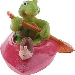 MYADDICTION Water Floating Turtle Lotus Leaf Ornament Pond Decor 8 Rose Red Raft Turtle-image-51