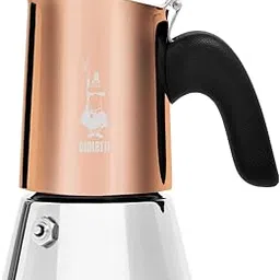 Bialetti New Venus Coffee Machine 2 Cups, Anti-Fire Handle, Not Suitable for Induction, 2 Cups (85 ml), Stainless Steel, Colour - Copper, Wattage - 3600-picture-11