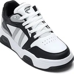 field care Phantom Men's Casual Gym Comfort Stylish All Day Trendy Sneakers, White and Black, Slip-Resistant Shoes-picture-30