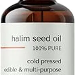 Vasara Cold-Pressed Halim Seed Oil - 30ml | 100% Pure & Natural | Aliv/Garden Cress Seed Oil for Hair Growth, Skin Hydration | Rich in Omega, Antioxidants & Nutrients-picture-23