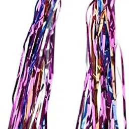 Sporting Goods - Cycling - Bicycle Components & Parts - Handlebar Grips Tape & Pads - 10 Pieces Bike Streamers Tricycle Kids Girls Handlebar Grip Tassels Colorful-image-0