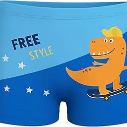 Morex Kids Swim Shorts with Dinosaur & Shark Print | Quick Dry, Stretchable Swim Trunks for Toddlers & Big Kids (Ages 2-7) | Comfortable Swimming Costume for Pool Parties, Beach & Swimming Activities-picture-56