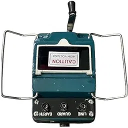 Heavy duty Hand Driven Insulation Tester, 100V Megger, 200 Mega Ohms, Metal Body-picture-13