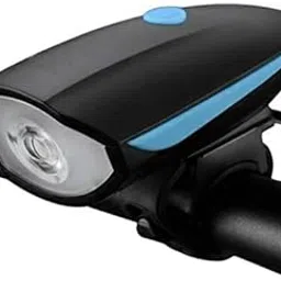 Lista Combo of Rechargeable Bike Front Horn and Light 120 DB with Super Bright 250 Lumen Light and Raypal Dual LED Bicycle Rear Tail Light-picture-40