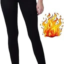 frackson [ S to XL Size Women Warm Thick Fur Lined [Inside Fleece ] Winter Thermal Soft Legging Tights Stocking - Slim Fit-picture-20