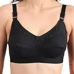 narway Women's Bra Cotton Blend Full Coverage | Soft & Breathable Everyday Bra | Wire-Free Comfort Fit | Adjustable Straps-picture-36