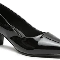 Womens Black Pumps FnH 2744-BK-image-57