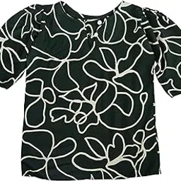 Women's Dark Green Casual Top-picture-40