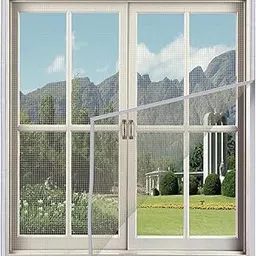 Woodluck Customizable Mosquito Net for Window | Colour Ivory | Size 3.5 ft x 2 Feet | Pre Stitched Customized Window Net for Home Office Balcony | DIY Fit Durable Fiberglass Mesh Screen for Windows-image-72