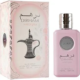 Dirham Eau De Parfum 100ml – Premium Arabic Perfume for Men & Women | Long Lasting Oriental, Fresh & Woody Fragrance Spray | Unisex Luxury Attar Inspired Scent (Pink)-picture-55