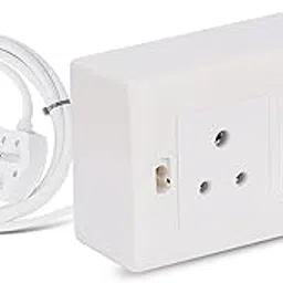 CORDNET 4 Electric Extension Cord for Small and Heavy Duty Appliances 6 AMP Plug & 3 Core Copper Wire with Heavy Duty Box Extension Board High Power Wattage (3000W) Power Strip (Style 2, 20 Meter)-picture-23