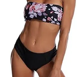 loxe Women Swimwear, Comfortable Bikini Polyester Elastic for Ladies for Hot Spring Bath (S)-picture-41