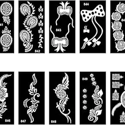 Modern Henna Stencil Sticker Combo For Festival Function And Family Events-picture-30