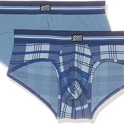 jockey UI20 Men's Super Combed Cotton Elastane Stretch Printed Brief with Ultrasoft Waistband (Pack of 2)-picture-26