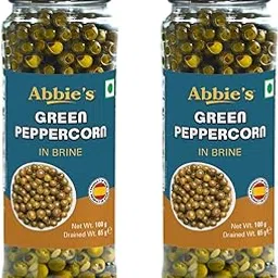 Abbie's Green Peppercorn In Brine 200 g (100 g X 2 units) Product of Spain-picture-22