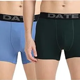 crystal Date Men's Micro Modal Trunks, Super Soft and Comfortable, Pack of 2-picture-42