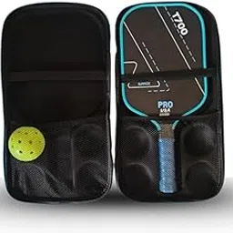 Kidopanti PRO T700 Pickleball Paddle Set with Carry Case & Ball | Carbon Fiber Surface | Lightweight, Durable & Ergonomic Grip | Outdoor & Indoor Pickleball Racket Kit (Blue)-image-92